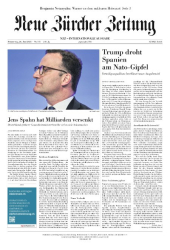 Cover: Neue Zürcher Zeitung International 26.2006.2025 : Neue Zürcher Zeitung International 26.2006.2025