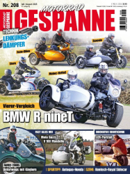 Cover: Motorrad Gespanne - Juli-August 2025 : Motorrad Gespanne - Juli-August 2025