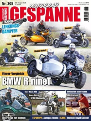 Cover: Motorrad Gespanne Magazin No 208 Juli-August 2025
: Motorrad Gespanne Magazin No 208 Juli-August 2025