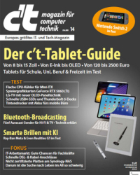 :  c't Magazin für Computertechnik No 14 vom 27 Juni 2025