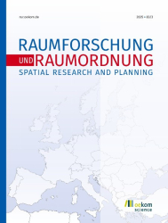 Cover: Raumforschung und Raumordnung - Ausgabe 3, 2025 : Raumforschung und Raumordnung - Ausgabe 3, 2025