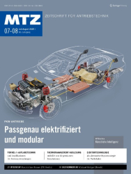 Cover: MTZ Motortechnische Zeitschrift 7-8.2025 : MTZ Motortechnische Zeitschrift 7-8.2025