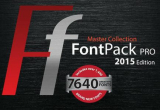 : Font-Pack Pro Master Collection 2015 - 7640 Fonts 