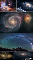 : Sci Fi Galaxy Wallpaper