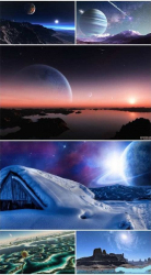 : Sci Fi Landscape Wallpaper (Pack 3)